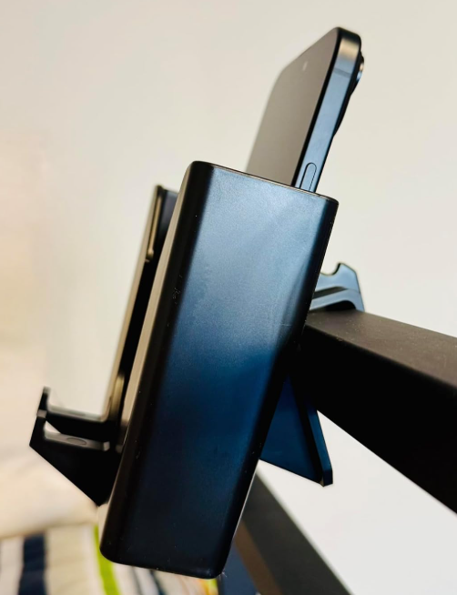 Phone mount designed for bunk bed railings