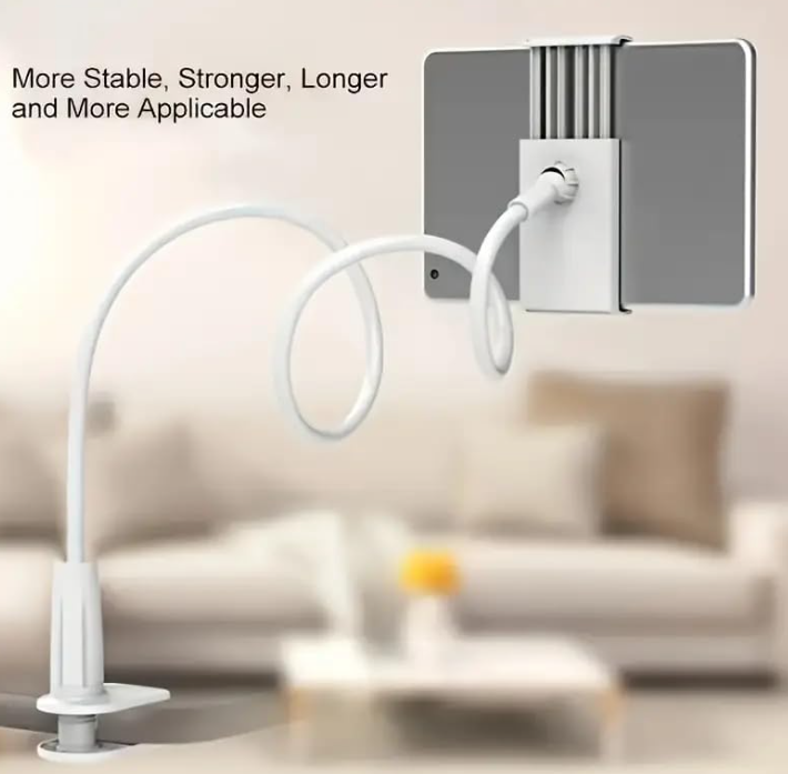 Screw-base 360-degree rotating stand for phones and tablets - Image 2