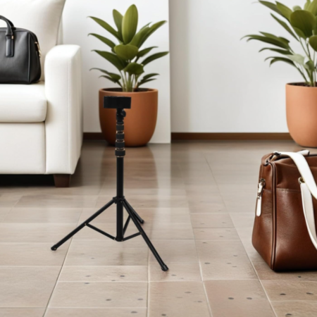 360-Degree Rotating Floor-Standing Hair Dryer Holder