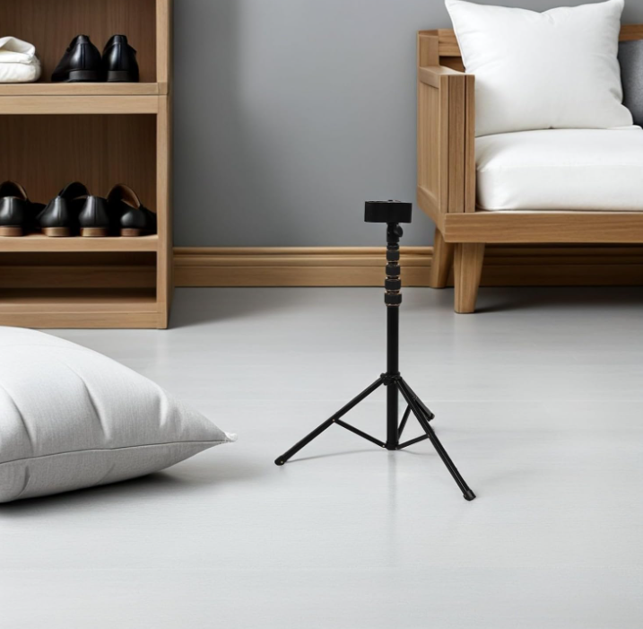 360-Degree Rotating Floor-Standing Hair Dryer Holder - Image 2