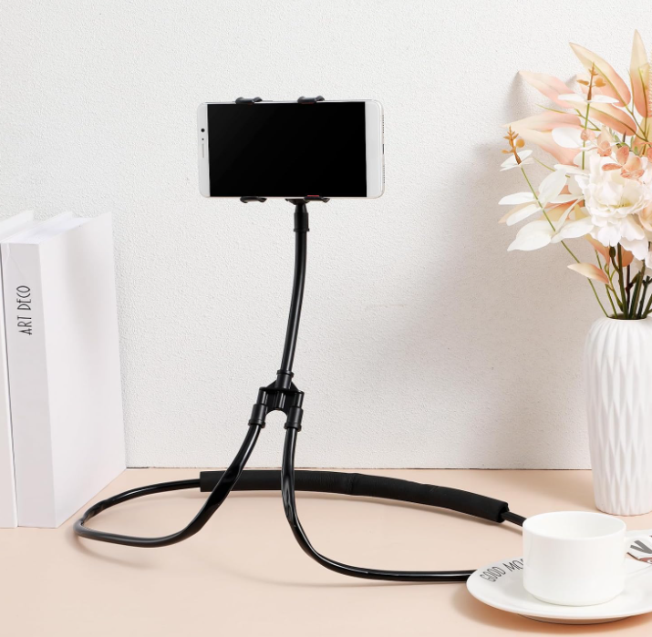 U-Shaped Hands-Free Neck-Mounted Phone Holder - Image 2