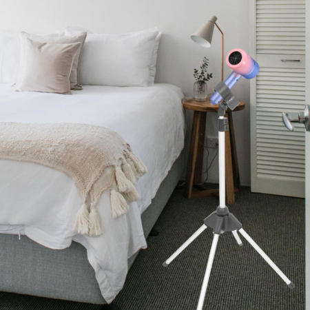 Foldable Floor-Standing Hair Dryer Stand