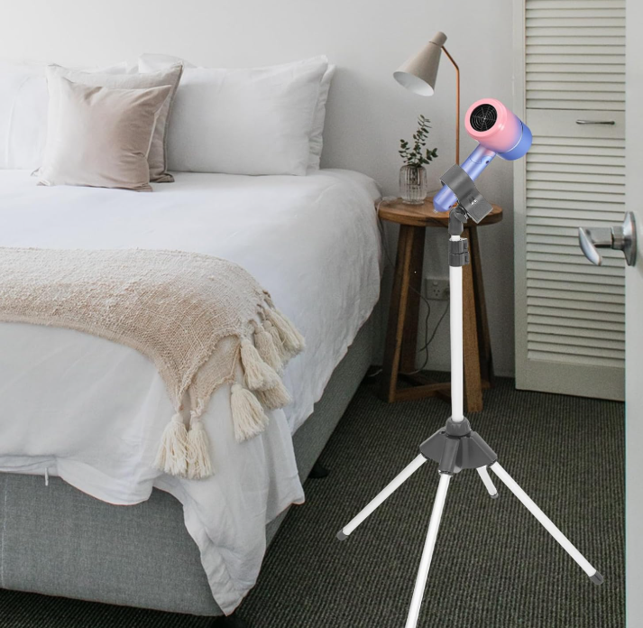 Foldable Floor-Standing Hair Dryer Stand