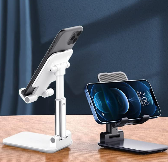 Set of 2 Adjustable Desktop Phone Stands