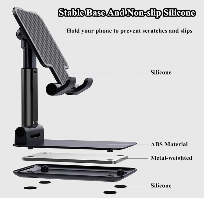 Set of 2 Adjustable Desktop Phone Stands - Image 2