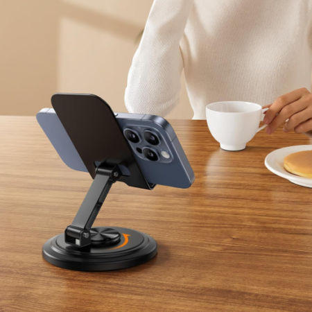 Stable 360-Degree Rotating Desktop Phone Stand