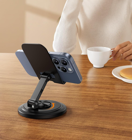 Stable 360-Degree Rotating Desktop Phone Stand