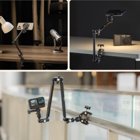Universal "Magic Arm" Desktop Clamp Stand for Phones