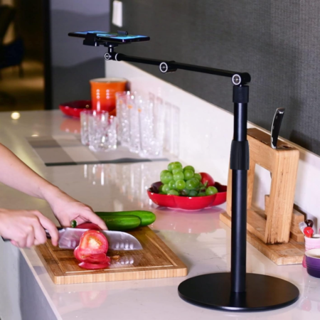 Aluminum Alloy Suspended Desktop Stand for Phones and Tablets