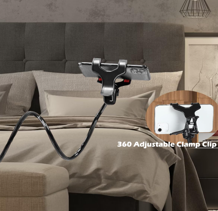 Gooseneck clamp-on long-arm phone holder - Image 2